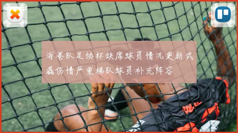 海港队足协杯缺席球员情况更新武磊伤情严重梯队球员补充阵容